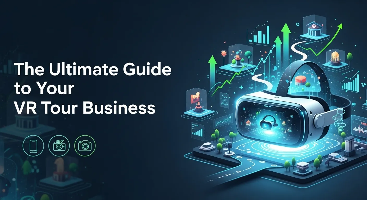 Blog banner for The Ultimate Guide to Your VR Tour Business